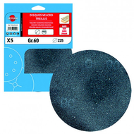 LOT 5 DISQUES TREILLIS VELCRO D225 GR150 POUR PONCEUSES LOT 5 DISQUES TREILLIS VELCRO D225 GR150 POUR PONCEUSES